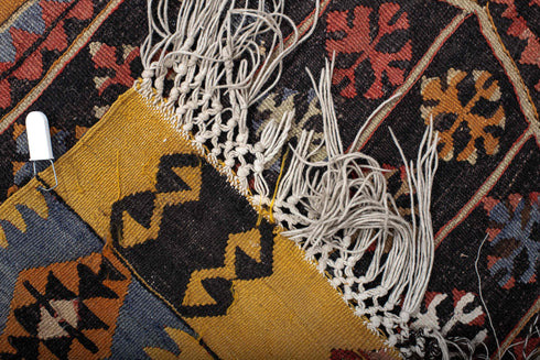Antique Kilim Runner Rug (3' x 7')